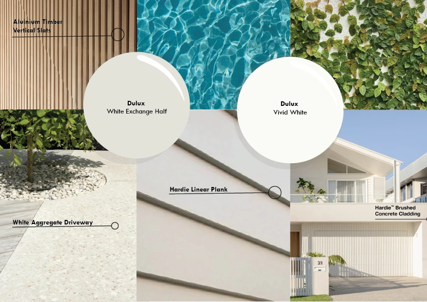 Mood board / floor plan
