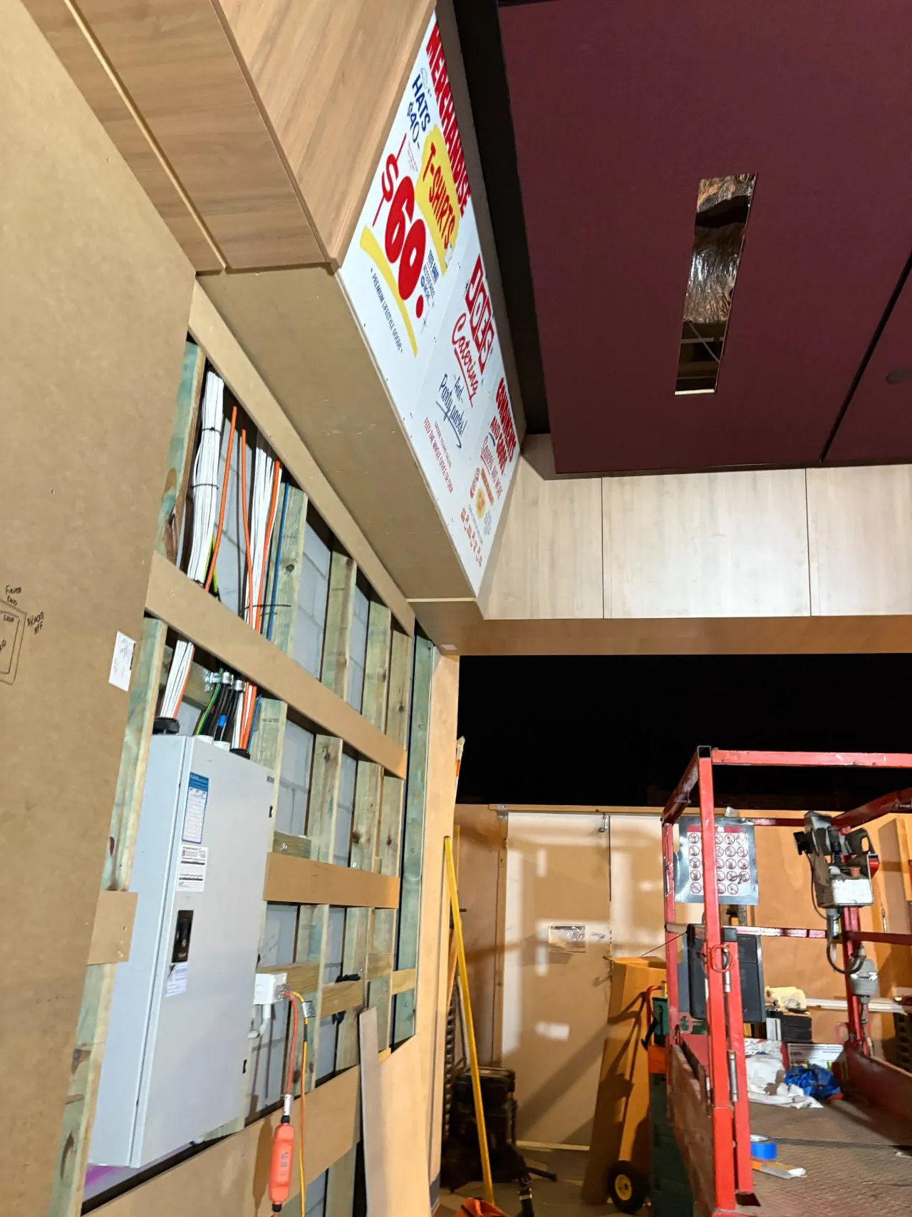 Completed deli — signage