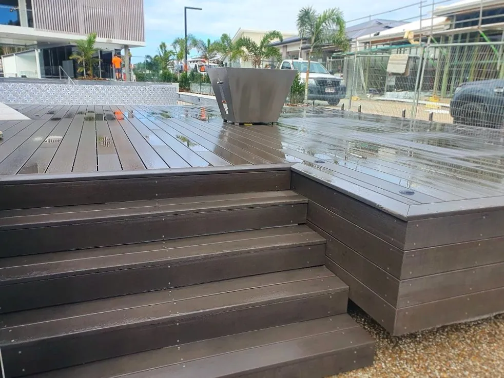 Composite deck and stairs