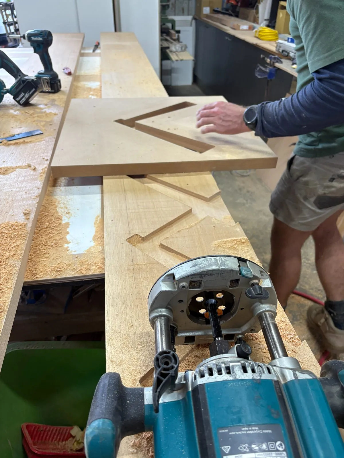 Services — team on site / joinery workshop